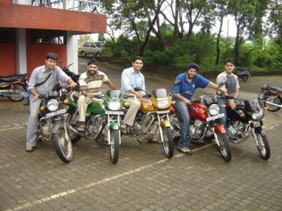 TAPMI Parking lot, and my gang